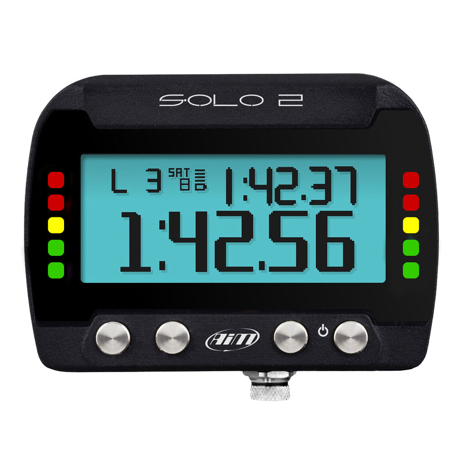 AIM Sports SOLO2 DL Data logger - GPS Lap Timer - Batter Charger/Wiring Harness