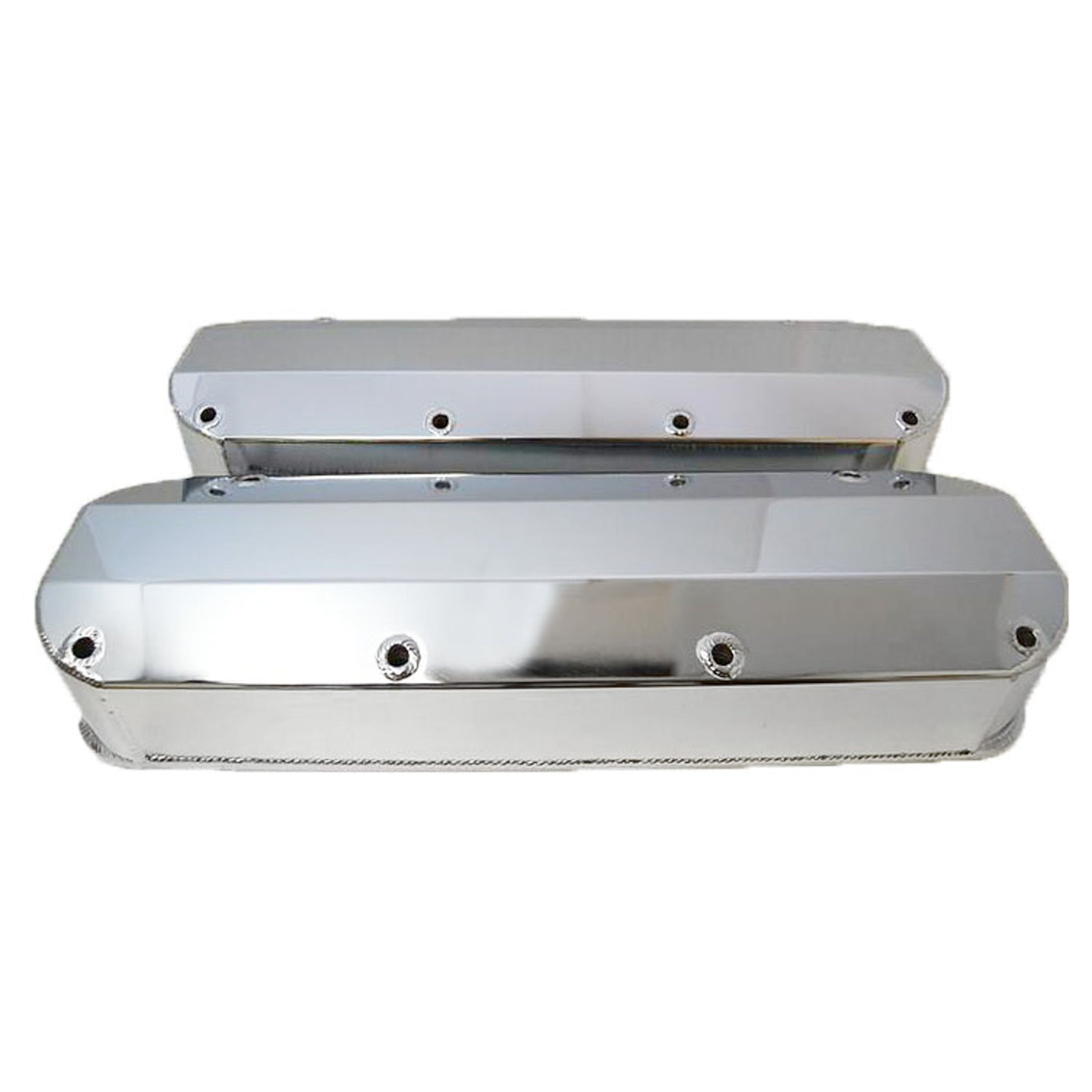Racing Power Tall Valve Cover - 4 in Height - Polished - Big Block Ford (Pair)