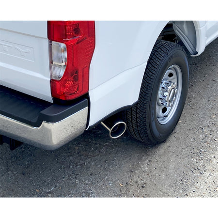 Gibson Cat-Back Exhaust System - 3" Diameter - Single Side Exit - 5" Polished Tip - Stainless - Super Duty