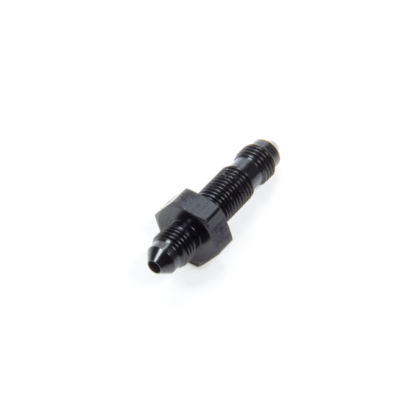 Aeroquip Black Aluminum -03 AN Straight Bulkhead Union Adapter
