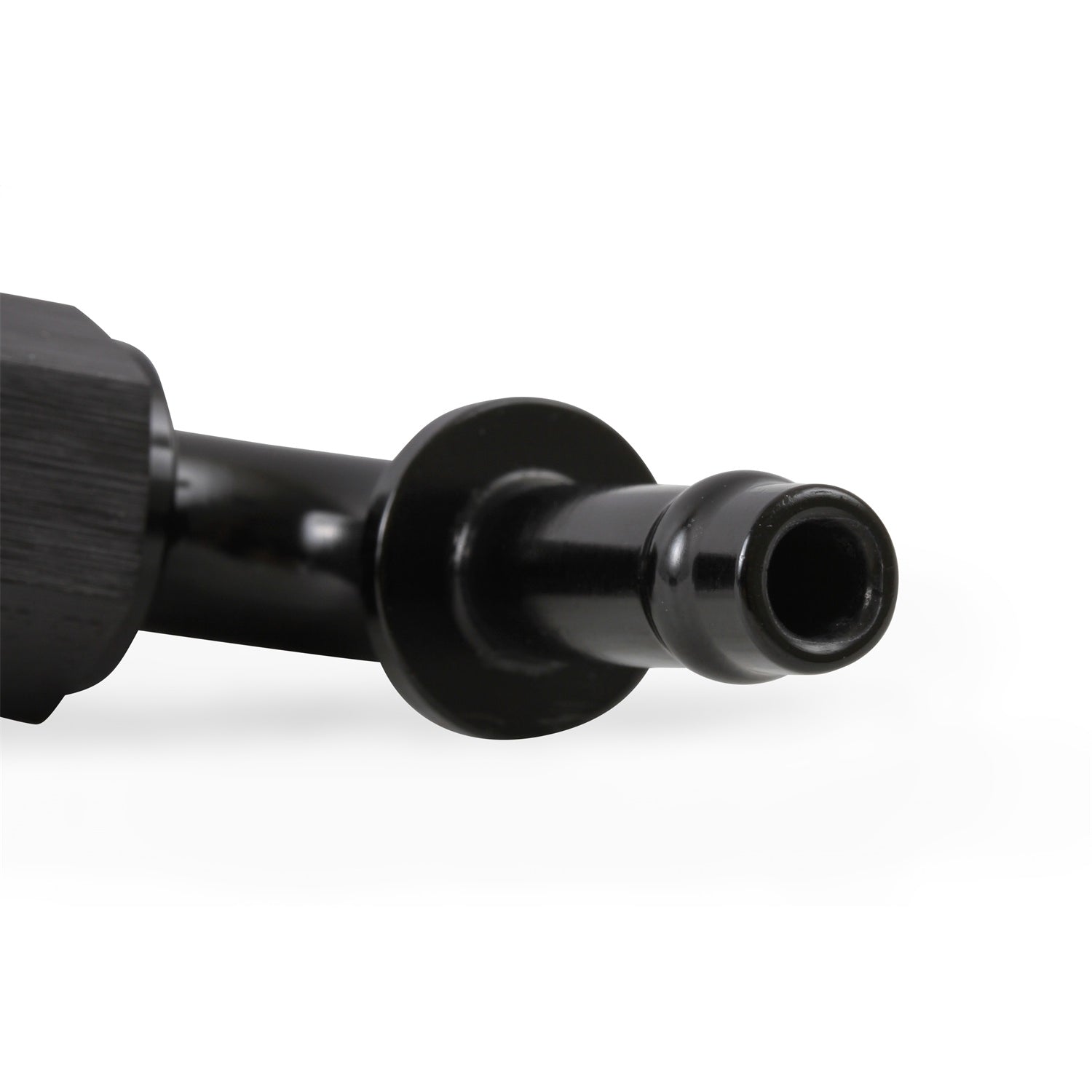 Earl's 90 Degree Hose End - 6 AN Female to 5/16" Barb - Aluminum - Black