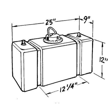 Jaz Products Circle Track Fuel Cell - 10 Gallon