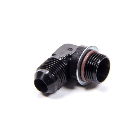 XRP Adapter Fitting 90 Degree 8 AN Male to 8 AN Male O-Ring Ultra Low Profile - Aluminum