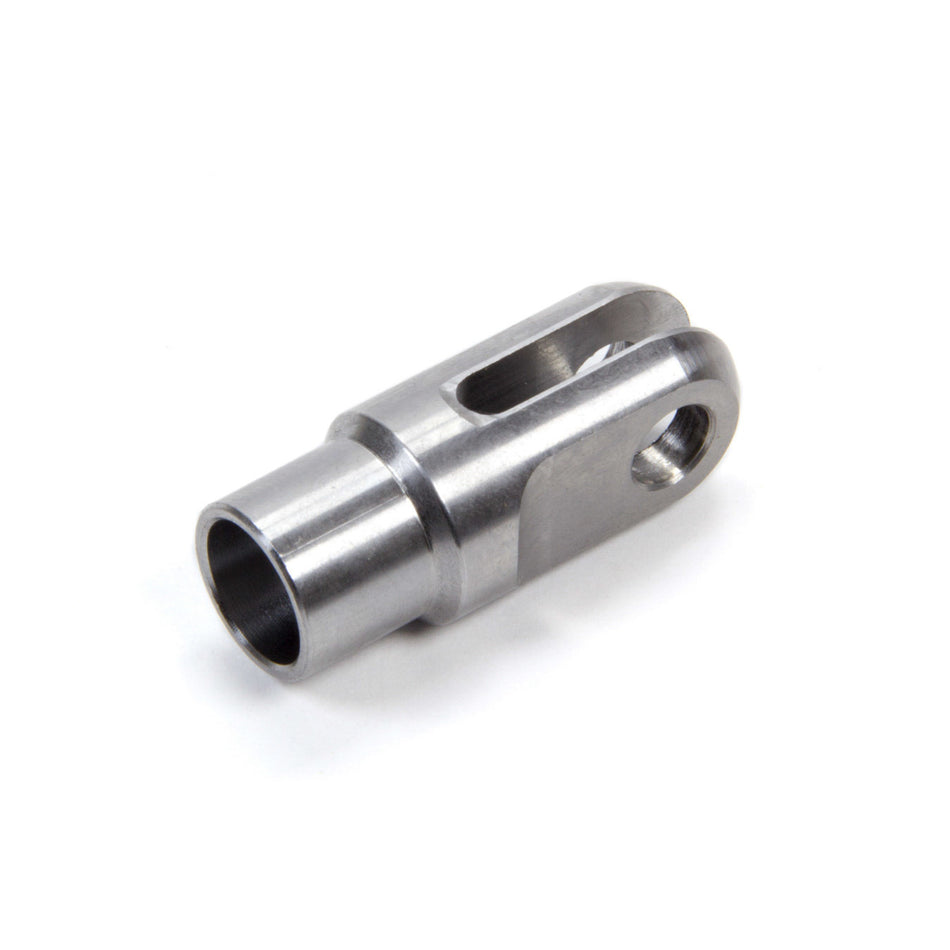 Meziere Weld-On Clevis Tube End - 0.195 in Slot - 5/16 in Bore - 3/4 in Tube - 0.058 in Wall - Chromoly