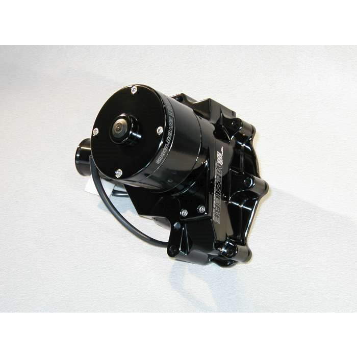 Meziere SB Ford Billet Electric Water Pump - Hi-Flow - Black