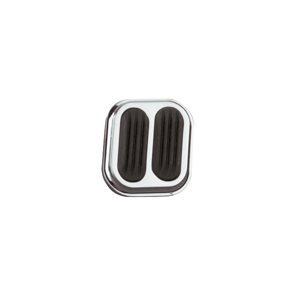 Lokar Dimmer Pedal Pad - Rubber Pads - Steel - Chrome