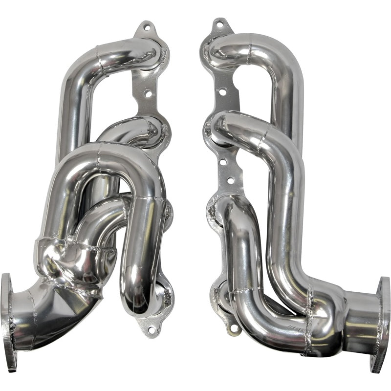 BBK Performance Tuned Length Shorty Headers - 1.75 in Primary - Stock Collector Flange - Metallic Ceramic - GM LS-Series - Chevy Camaro 2010-14 - Pair