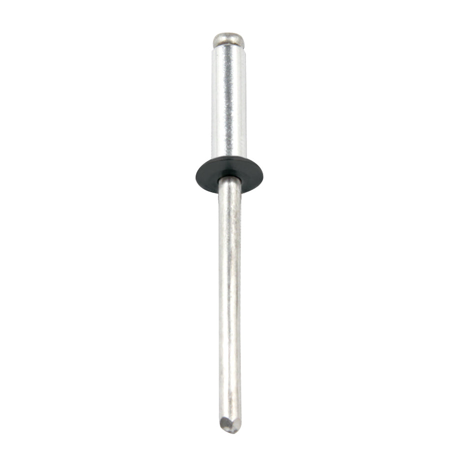 Allstar Performance Rivet - 3/8" Head - 1/8" Aluminum Mandrel - 5/16-3/8" Range - Black (Set of 500)