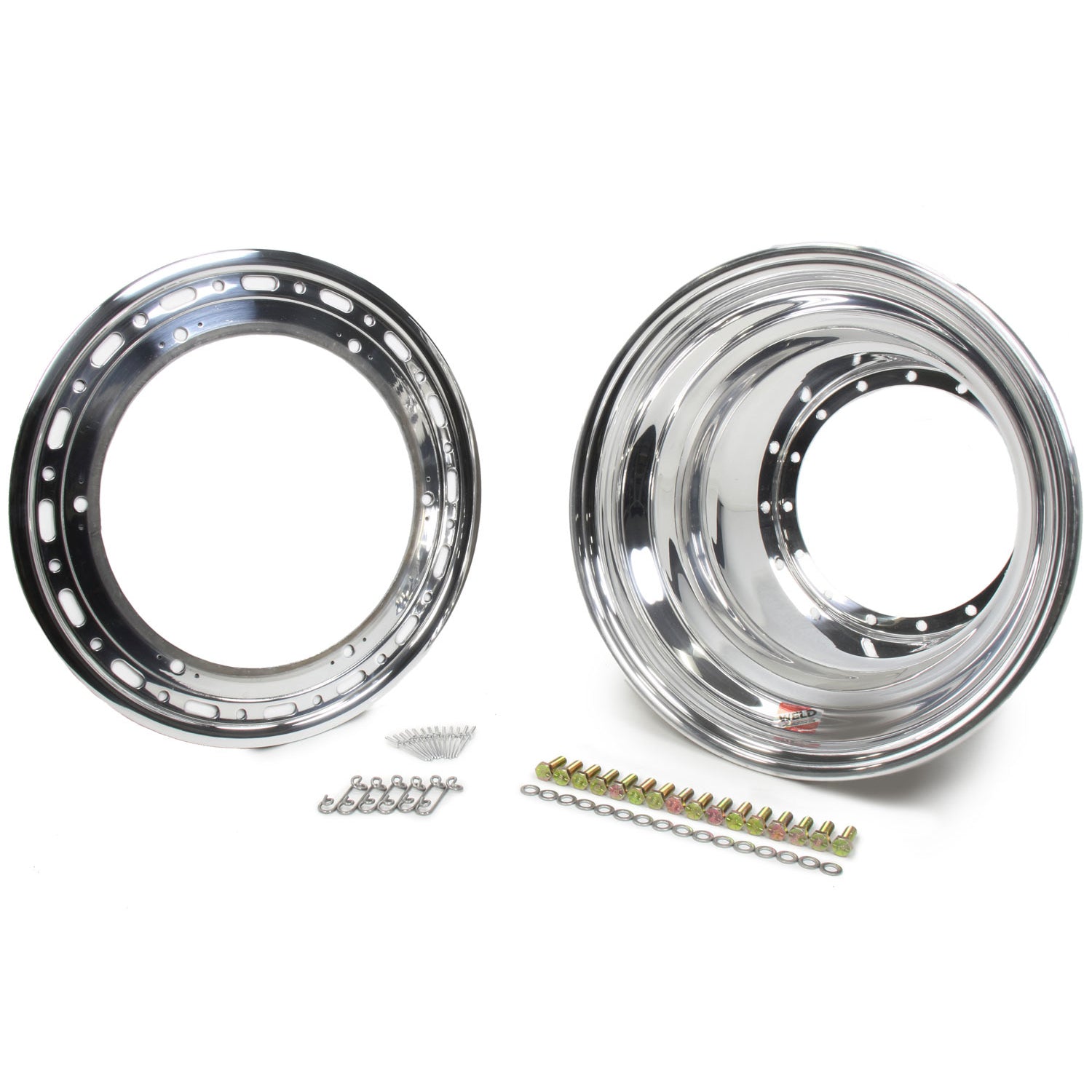 Weld Outer Beadlock Wheel Half - 3 Quick Fastener Style (No Cover) - 15" x 12.25"