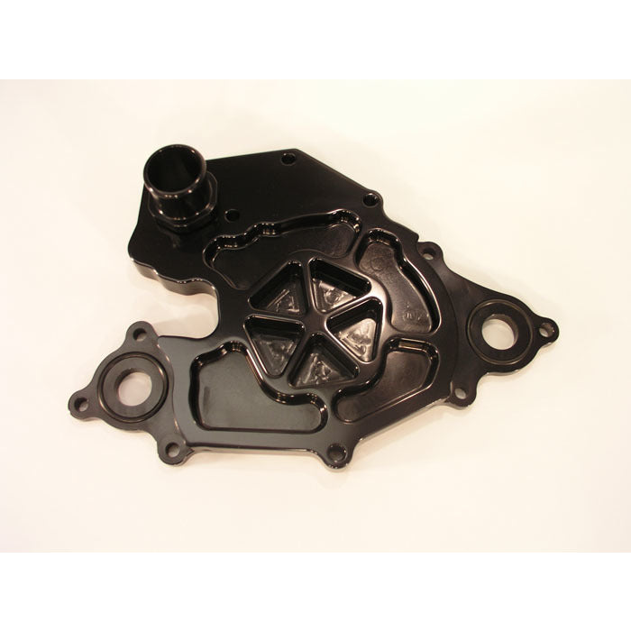 Meziere Hemi High Flow Water Pump Back Plate - Black