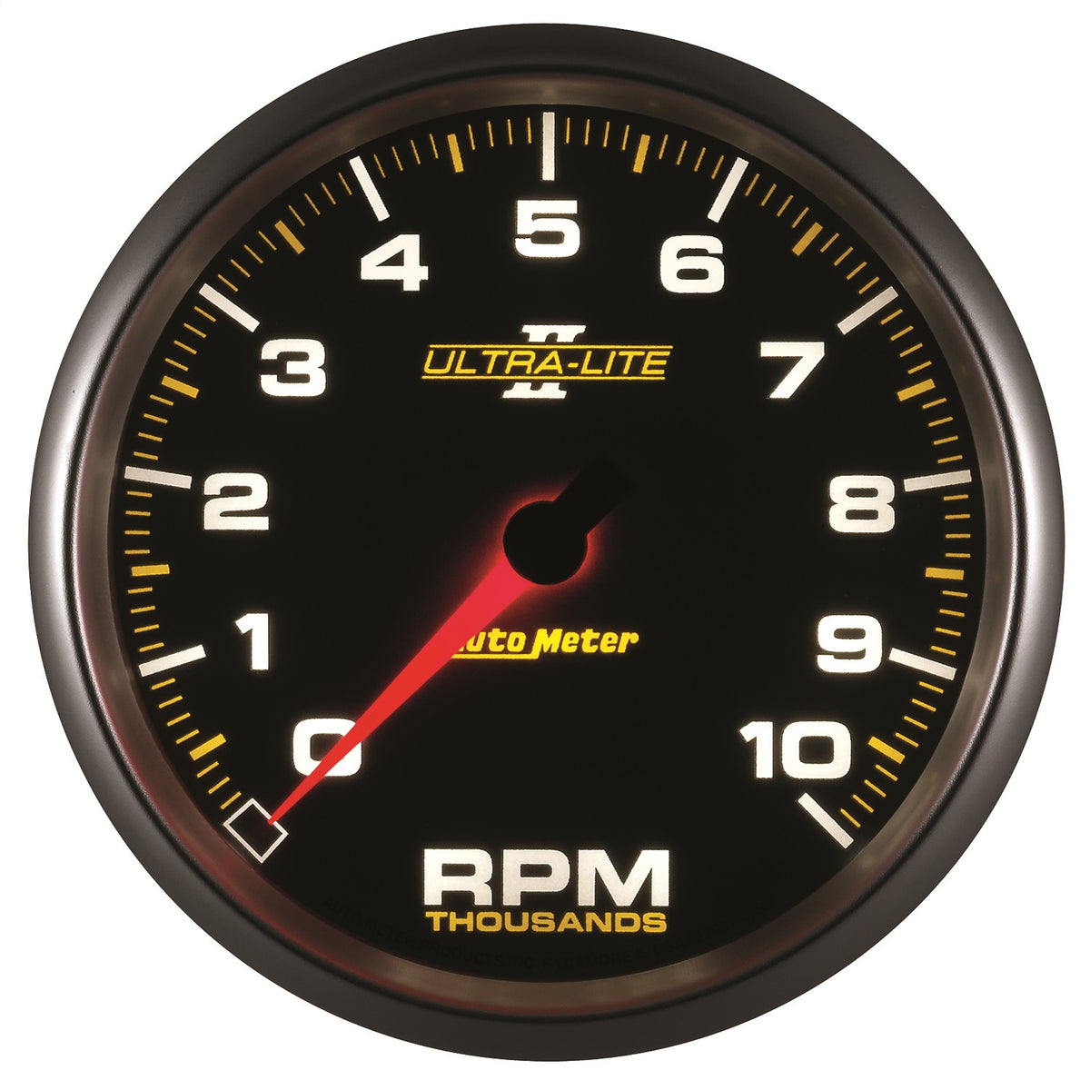 Auto Meter 5" Ultra-Lite II In-Dash Tachometer - 10,000 RPM