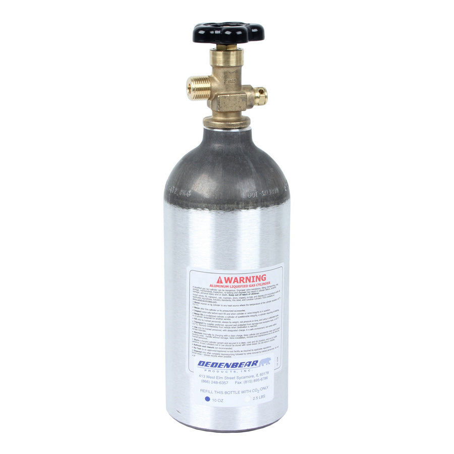Dedenbear 2.5lb. CO2 Bottle w/ Valve