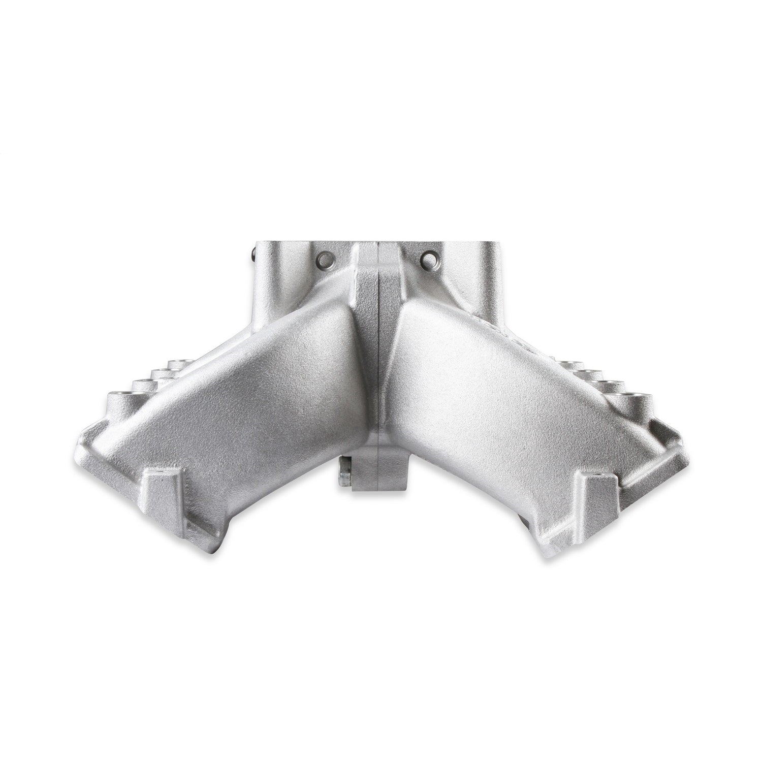 Holley Single-Plane EFI Split Design Race Intake Manifold - Square Bore - Single Plane - Aluminum - Natural - GM LS-Series
