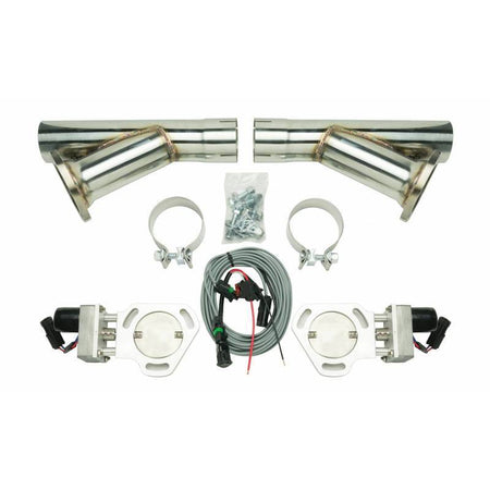 Pypes Performance Exhaust 2.5" Dual Exhaust Cutout Kits (Set of 2) w/ YPipe