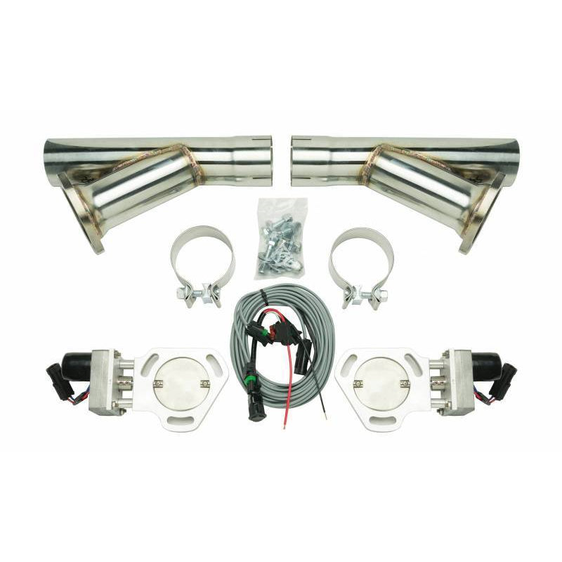 Pypes Performance Exhaust 2.5" Dual Exhaust Cutout Kits (Set of 2) w/ YPipe