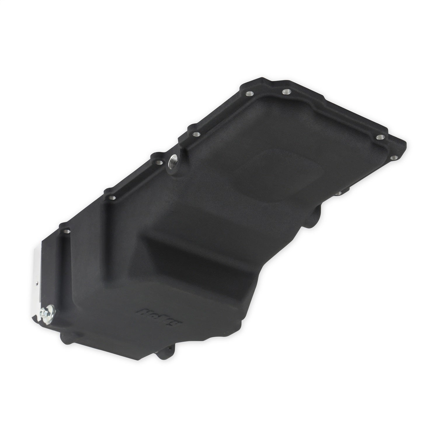 Holley GM LS Swap OIl Pan - Rear Sump - 5.6 Quart - Baffle/Pick-Up Tube - Black - GM LS-Series