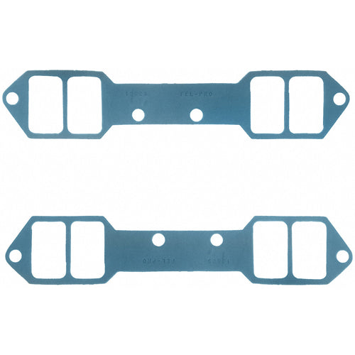 Fel-Pro Intake Manifold Gaskets - Steel Core Laminate - 2.15" x 1.25" Port - .060" Thick - Chevy 18 - SB