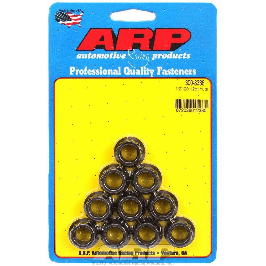 ARP 1/2-20 12 Point Nuts (10)