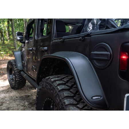 Bushwacker 18- Jeep JL 4DR Fender Flares 4-Piece Flat Style