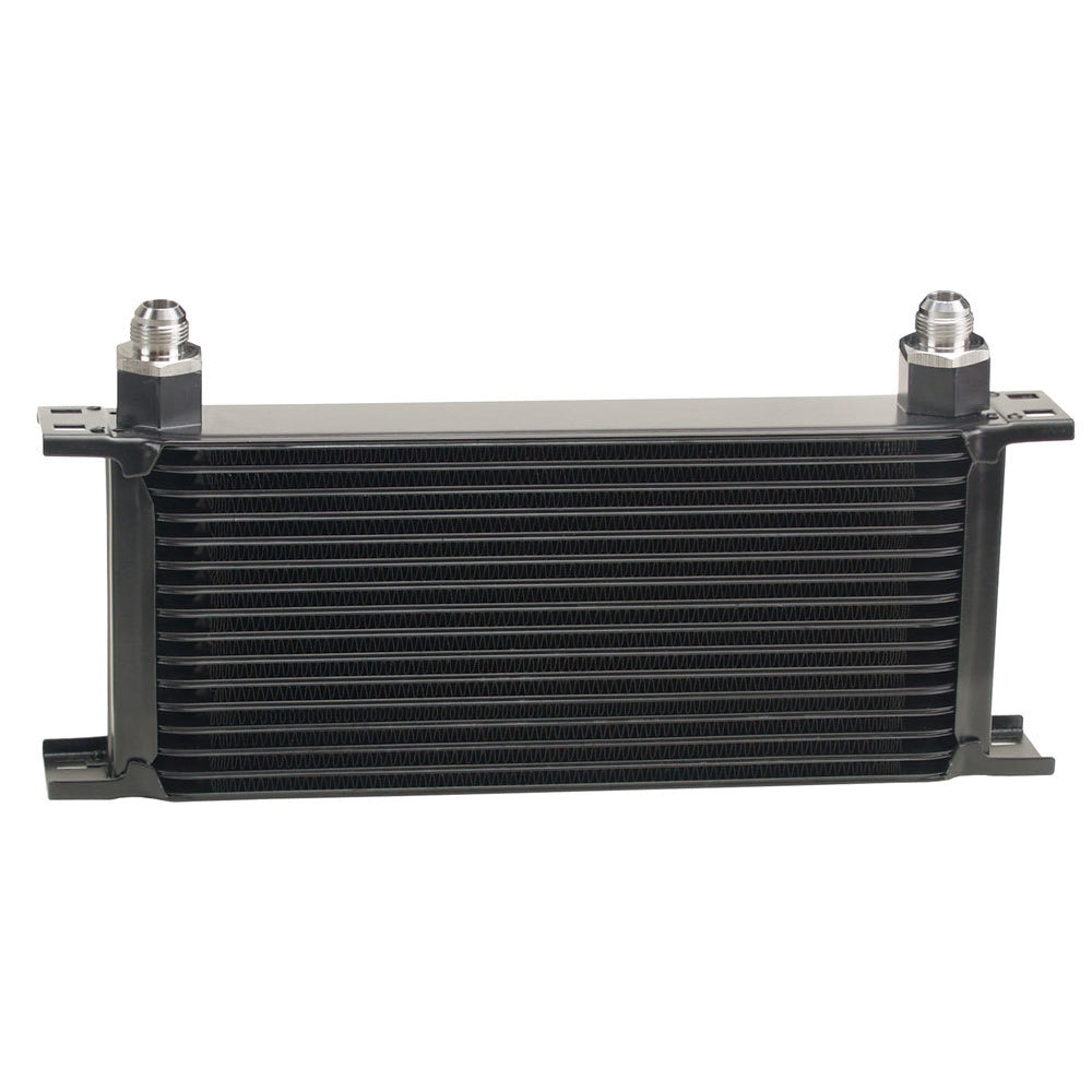 Derale Stacked Plate Oil Cooler - 16 Row , -8 AN Fittings