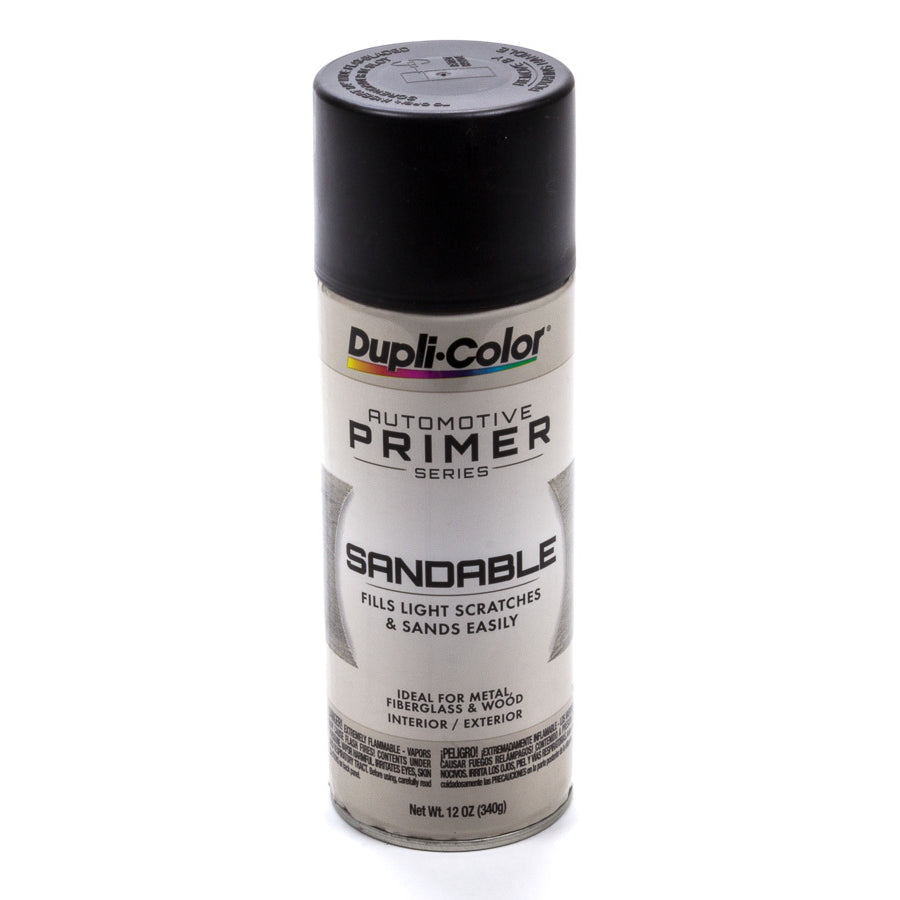 Dupli-Color Premium Sandable Primer - 12 oz. Can - Black Hot Rod