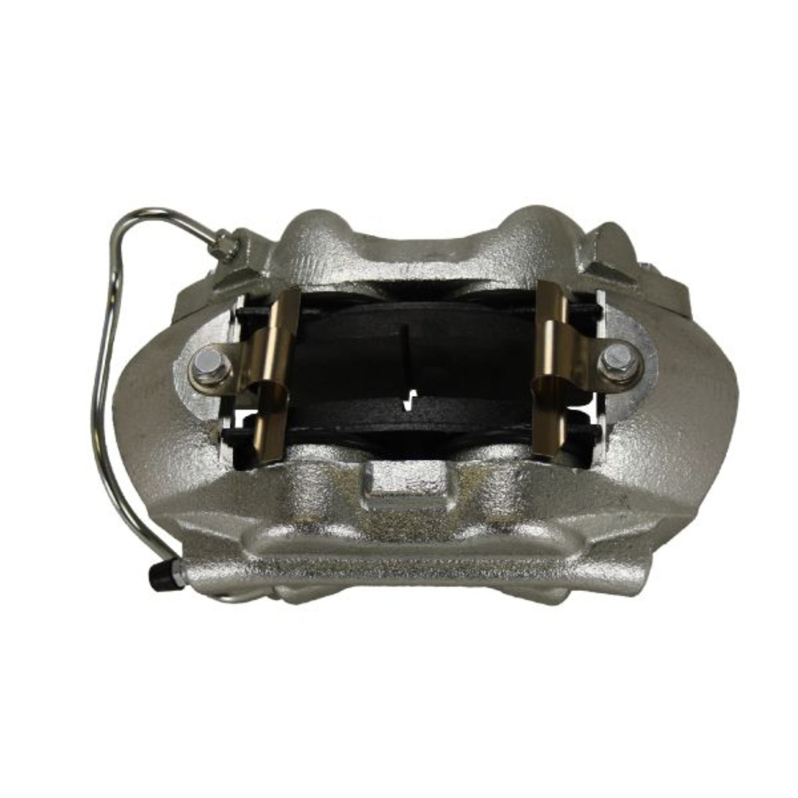 Leed Front Disc Conversion Brake System - 4 Piston Caliper - 11.29 in Rotors - Silver - Ford Fullsize Car 1957-62