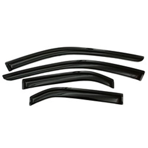 Lund Original Ventvisor Front / Rear Side Window Visor - Stick-On - Dark Smoke - Extended Cab - GM Fullsize Truck 2014-15