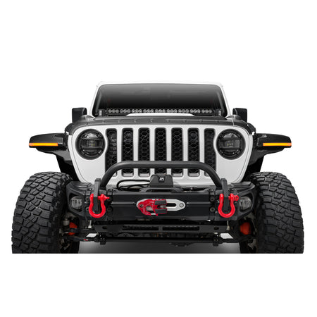 Bushwacker Trail Armor Hood Body Guard - Black - Jeep Wrangler 2018-22