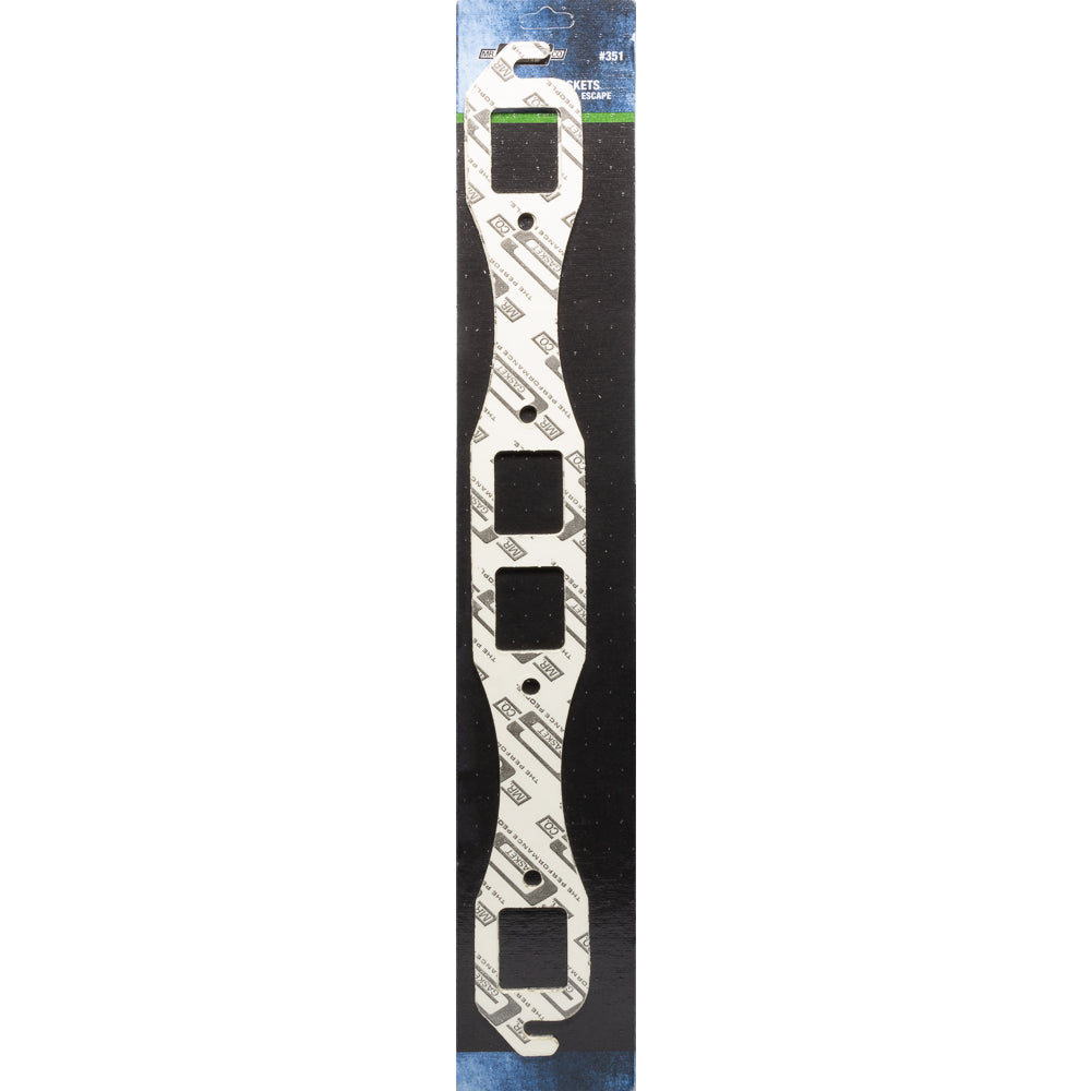 Mr. Gasket Exhaust Gasket Set - Port Dimensions: Width: 1.78 in. x Height: 1.48 in.