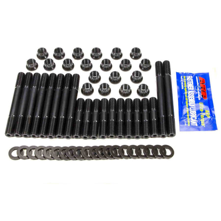 ARP Cylinder Head Stud Kit - 12 Point Nuts - Chromoly - Black Oxide - Small Block Mopar 144-4201