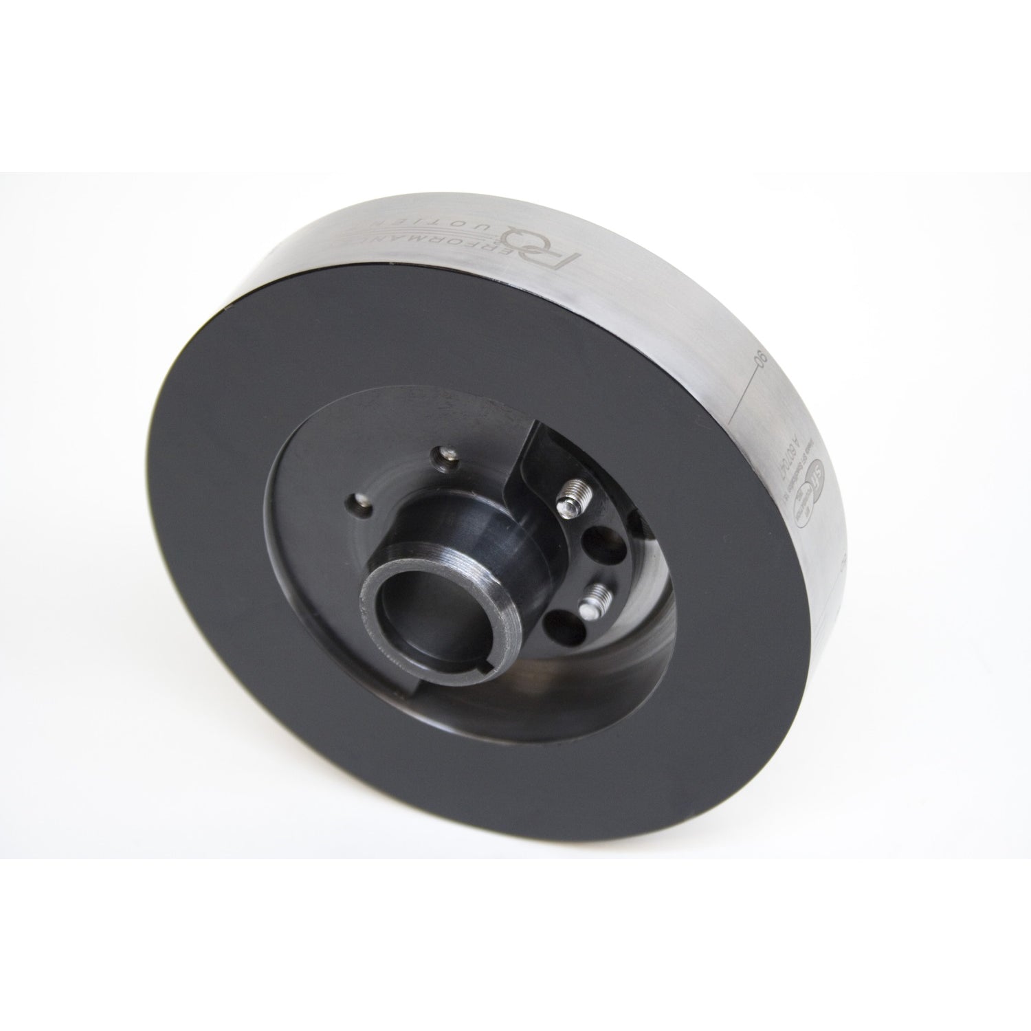 PRW FluidGel SFI 18.1 Harmonic Balancer - 7.25 in OD - Black - External Balance - Small Block Chevy