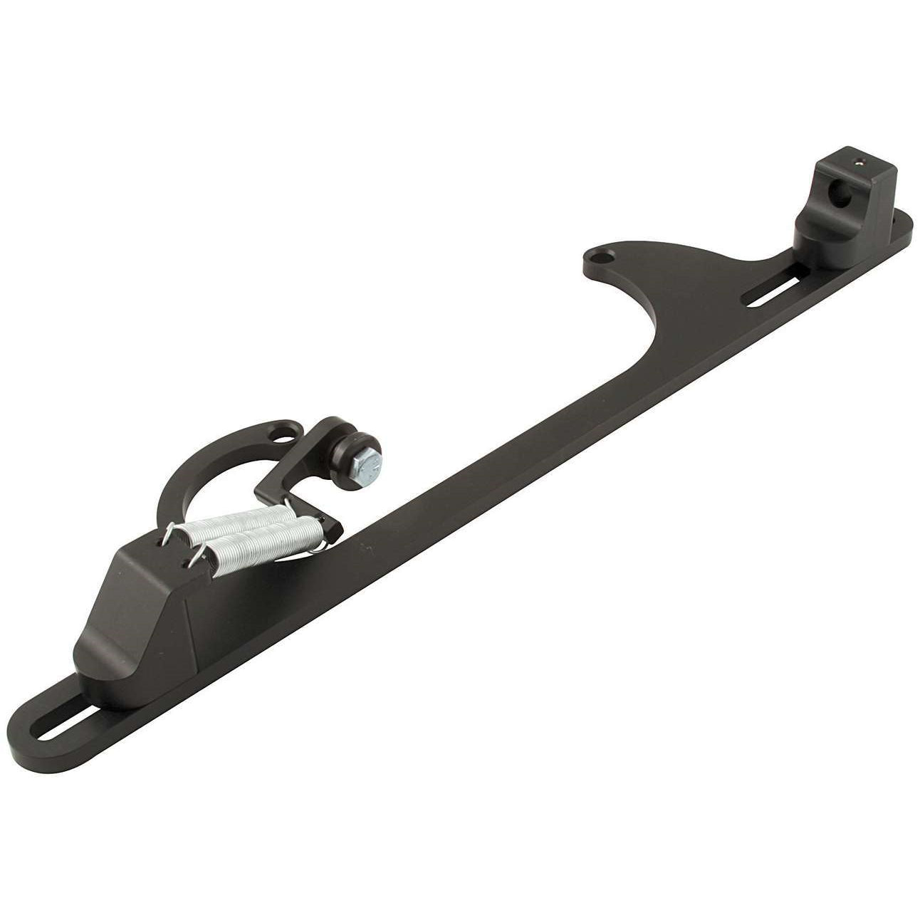 Allstar Performance Throttle Bracket With Spring 4150/Edelbrock, Morse Black