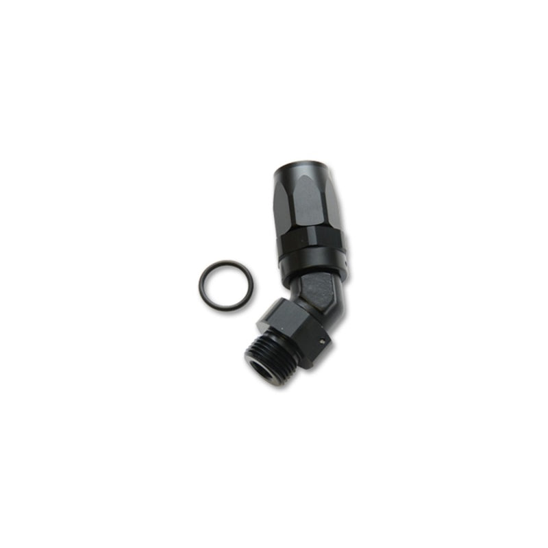 Vibrant Performance Male -12 AN x 1-1/6-12 45 Degree Hose End Fitting