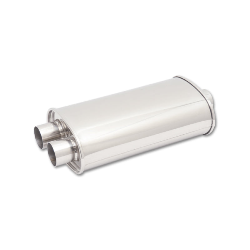 Vibrant Performance Streetpower Oval Muffler 2.5" Inlet