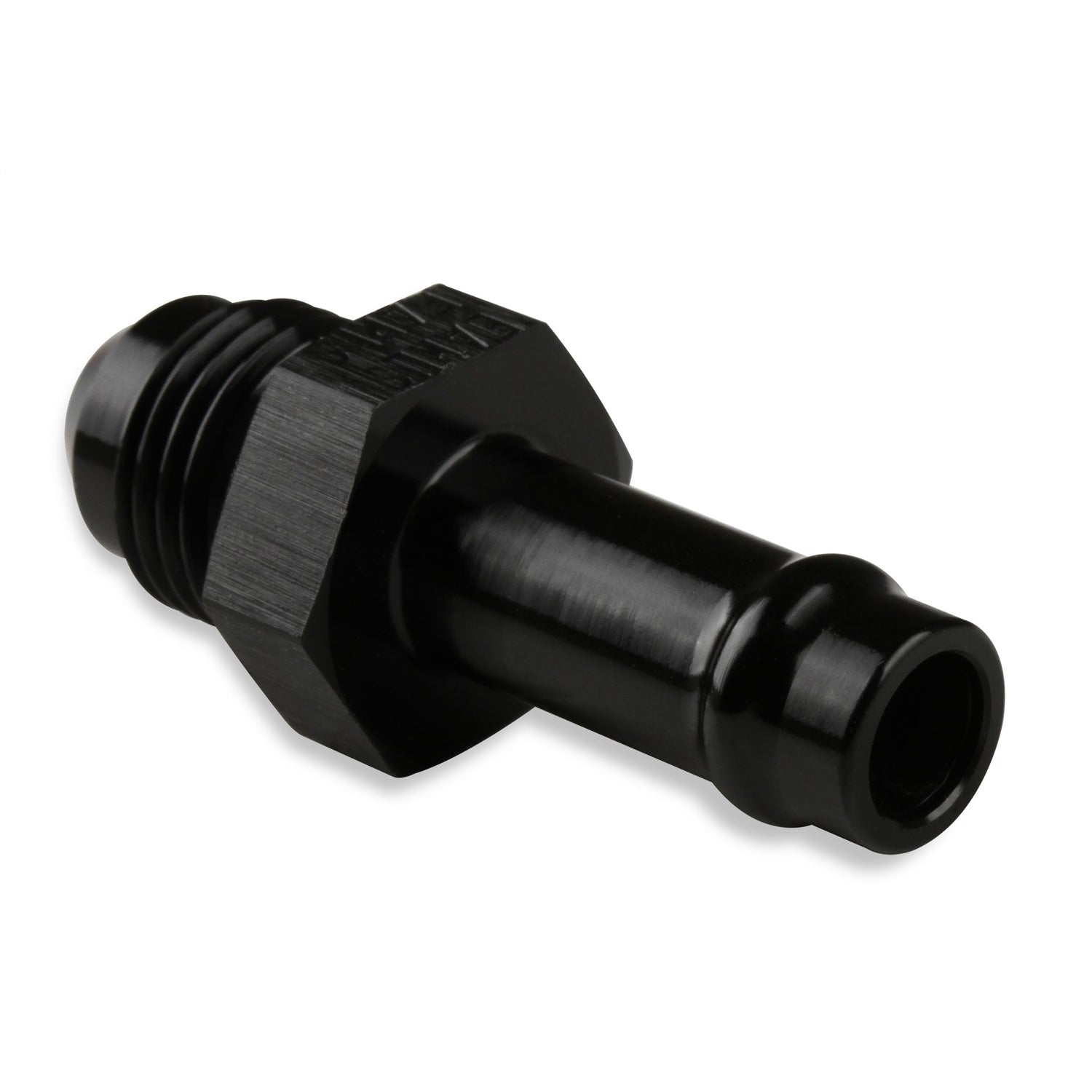 Earl's Vapor Guard - 6 AN Male to 3/8 in Hose Barb - Straight - Adapter - Black
