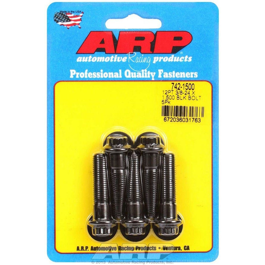 ARP Bolt Kit - 12 Point (5) 3/8-24 x 1.500