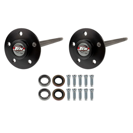 TEN Factory 30-5/8" Long Axle Shaft 28 Spline Carrier 5 x 4.50" Bolt Pattern C-Clip - Steel