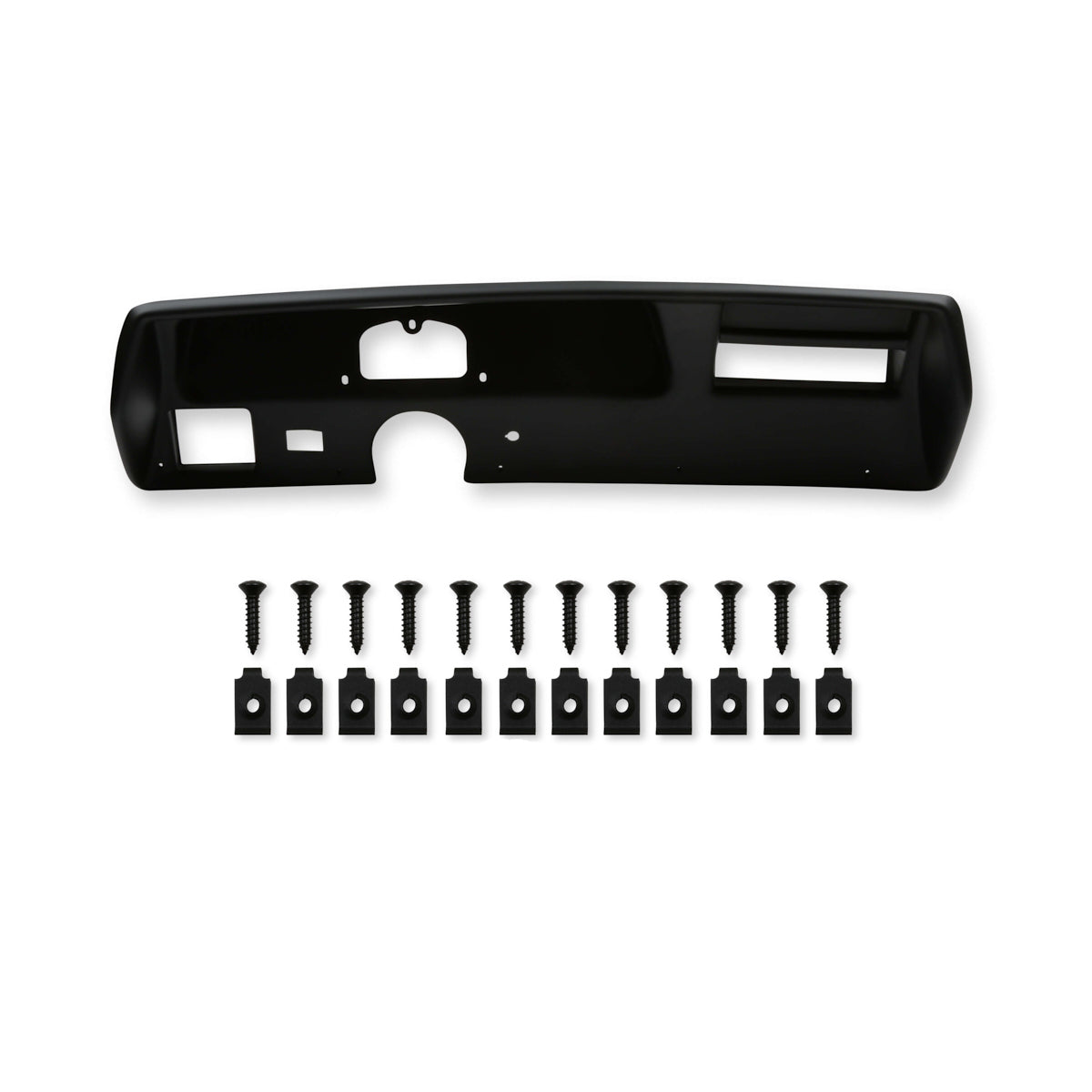 Holley EFI Racepak Dash Bezel - Black - GM A-Body 1970-72