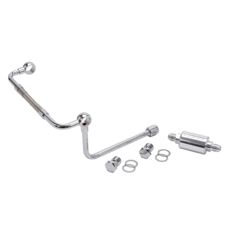 Edelbrock Carburetor Fuel Line - 6 AN Male Inlet
