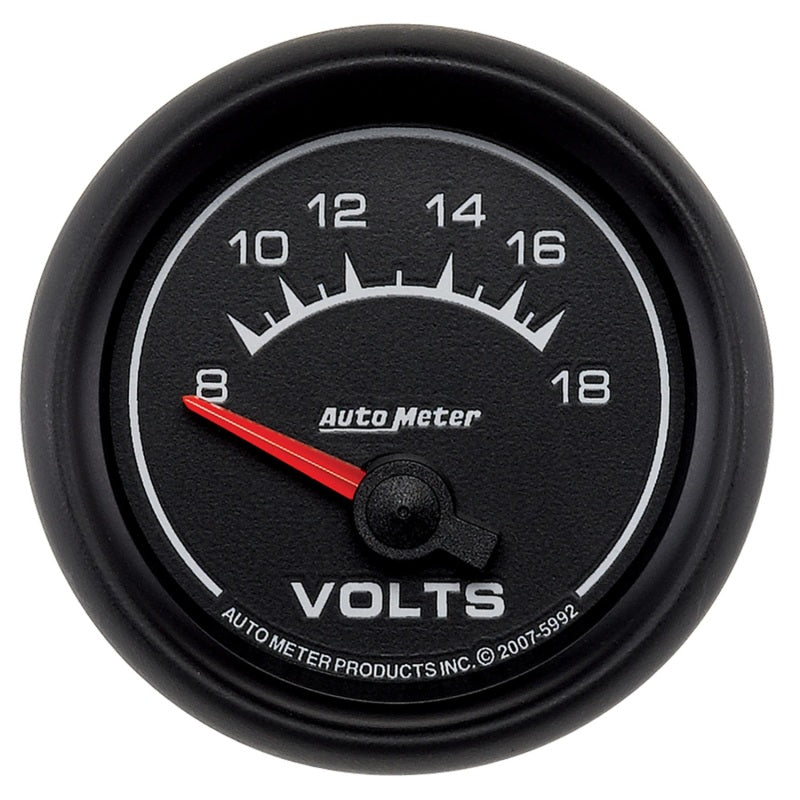 Auto Meter ES Electric Voltmeter Gauge - 2-1/16"