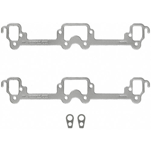 Fel-Pro Exhaust Header / Manifold Gasket - Stock Port - Composite - Small Block Mopar - Pair