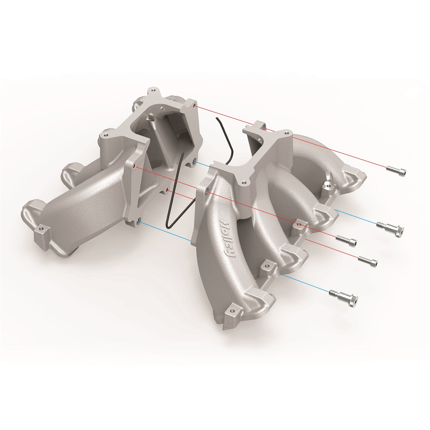 Holley Single-Plane Race Square Bore Single Plane Intake Manifold - LS1 / LS2 / LS6 - GM LS-Series