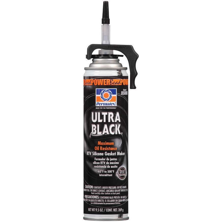 Permatex Ultra Black Sealant Silicone - 8.50 oz Aerosol