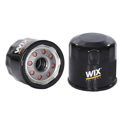 Wix Canister Oil Filter - Screw-On - 2.577 in Tall - 20 mm x 1.5 Thread - 21 Micron - Black - Subaru/Saab