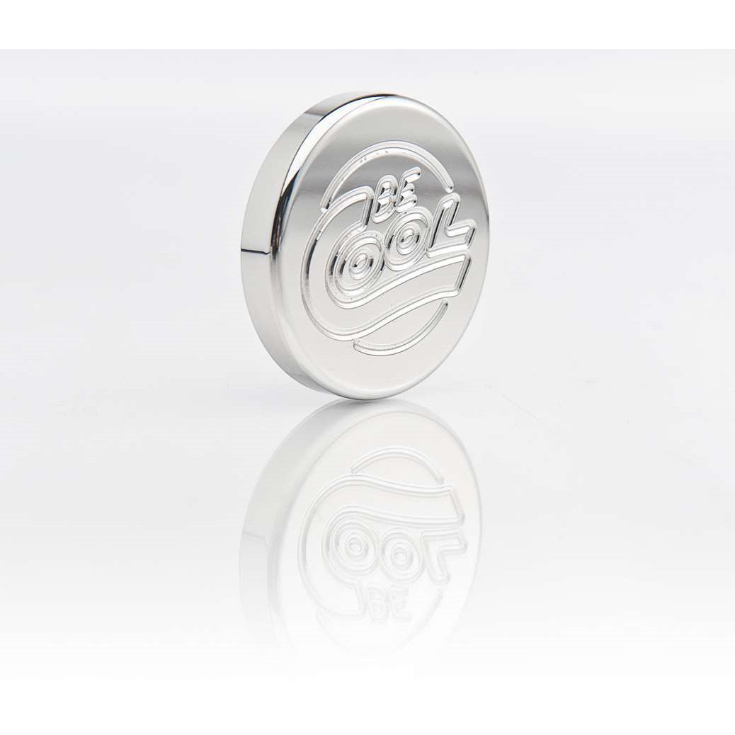 Be Cool Billet Radiator Cap - Polished Finish - Round