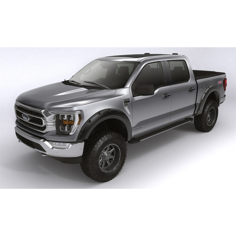 Bushwacker Forge Fender Flare - Pocket Style - Front/Rear - 2-1/4 in Wide - Black - Ford Fullsize Truck 2011-16