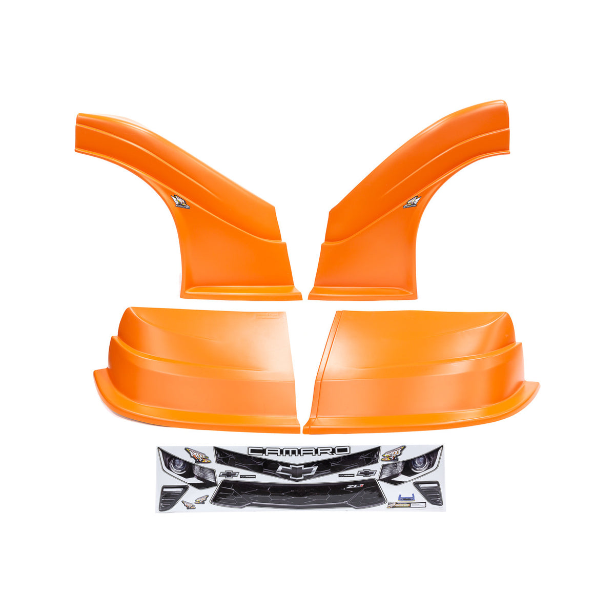 Fivestar MD3 Evolution Nose and Fender Combo Kit - Camaro - Orange (Flat RS Fender)