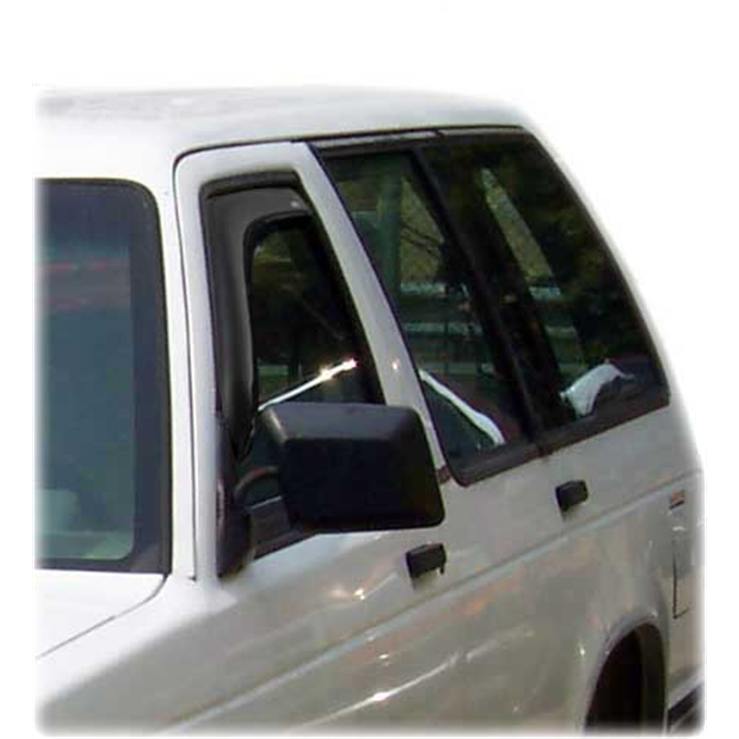 Lund In-Channel Ventvisor Side Window Visors Stick-On Front Plastic - Black