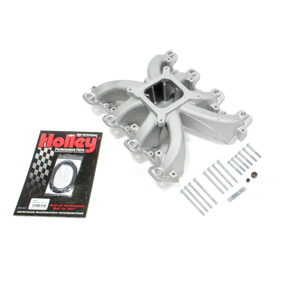Holley LS Mid-Rise EFI Square Bore Multi Port Intake Manifold - LS1 / LS2 / LS6 - GM LS-Series