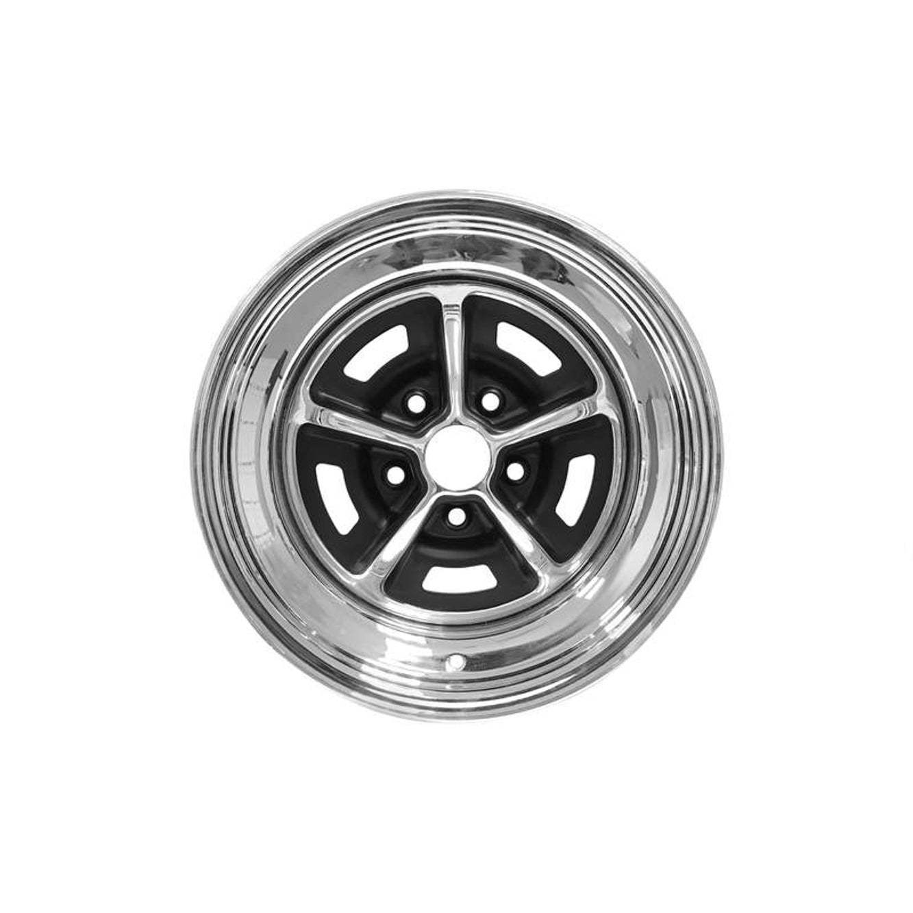 Scott Drake Magnum 500 Wheel - 15 x 7 in - 3.980 in Backspace - 5 x 4.50 in Bolt Pattern - Chrome